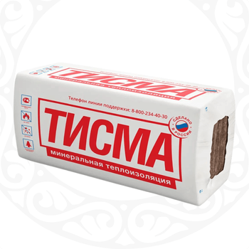 Утеплитель TISMA 16*50*600*1300 12,48кв.м, 0,62м3  S38MR ПЛИТА  10/40 770754